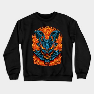 DEMON ON FIRE Crewneck Sweatshirt